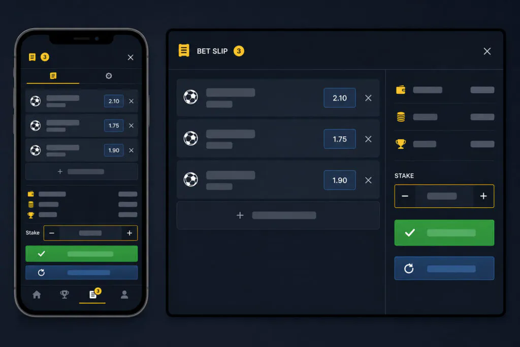 Interactive bet slip on N1Bet – n1bet-spots.de